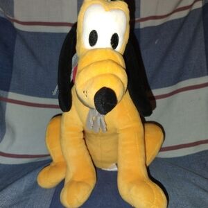 Disney Pluto Pirates Of The Caribbean With Keys Plush- Yellow and Black